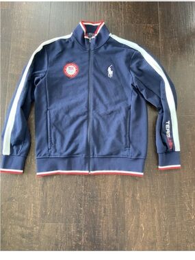 Ralph Lauren Polo Team USA 2016 Olympic Full Zip Track Jacket - Men's Medium